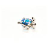PENDANT, STERLING SILVER + OPAL, 4.5G