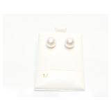 EAR RINGS, 8.5MM PEARL, 14K GOLDM 2G