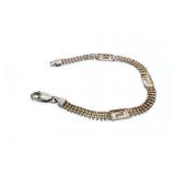 BRACELET, STERLING SILVER, 7G