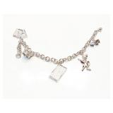 BRACELET, STERLING SILVER, 26.8G