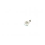 PENDANT, SMALL DIAMONDS, 14K GOLD, 2G