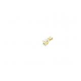 PENDANT, DIAMOND PEAR SHAPE, APPROX. .40CT J/K,