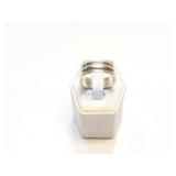 RING, STERLING SILVER, 7.1G
