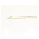 NECKLACE, 14K GOLD, .8G