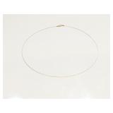 NECKLACE, 14K GOLD, 1G