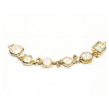 BRACELET, MADE IOF GOLD + STEEL LADYS WATCHES