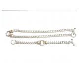 BRACELET SET 2 PC. STERLING SILVER  164G