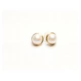 EAR RINGS 14K MAYBE PEARL 4.3G