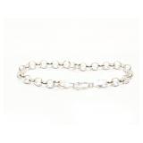 BRACELET, STERLING SILVER, 10.3G