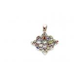 PENDANT, STERLING SILVER, 40G