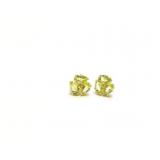 EAR RING 14K PERIDOT 2.5G