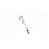 PENDANT, STICK, PLATINUM, 3.4G