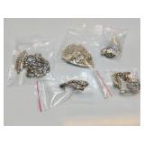 COSTUME JEWELRY LOT, RHINESTONES