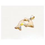 PENDANT STERLING, PEARL 6.8G
