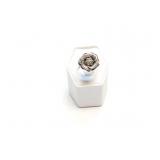 RING STERLING SILVER, MARCASITE 5.3G