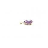 PENDANT 18K GOLD, AMETHYST 3.2G