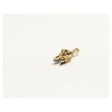 PENDANT 14K GOLD, SAPPHIRE 1.2G