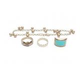 STERLING SILVER LOT, MISC., 38G