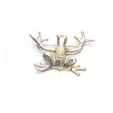 BROACH-PENDANT, STERLING SILVER, 13.3G