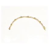 BRACELET 18K GOLD, RUBY, DIAMOND, SAPPHIRE 12.7G