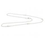 NECKLACE, TINY DIAMONDS, TOTAL .12CT, 14K GOLD,