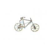PENDANT, STERLING + BRASS MIXED