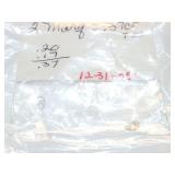 STONE, 2PC, MARQUISE CUT, .37CT, I