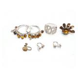 MISC. STERLING SILVER LOT, 18.6G