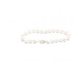 BRACELET, PEARL 6X6.5 W/ HOLDER