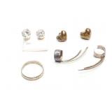 MISC. STERLING SILVER LOT, 10G