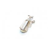 PENDANT, STERLING SILVER, 10.8G