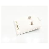EAR RINGS, 1CT TW  DIAMOND STUDS, SCREW BACK
