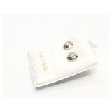 EAR RINGS,.56CT  DIAMOND, 14K GOLD, 1.7G