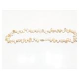 NECKLACE, BIWA PEARLS 14K GOLD