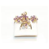 RING + EAR RINGS + PENDANT SET, 14K GOLD,