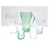COCA COLA GLASSES-5 GLASSES TOTAL