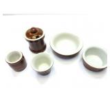 HALL- 5 VINTAGE HALL ITEMS- 390, 260, 1529 AND