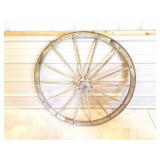 WAGON WHEEL- APPROXIMATELY 40 INCHES IN DIAMETER