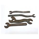 4- ANTIQUE WRENCHES
