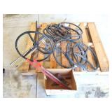 MASSEY HARRIS STEERING WHEEL LOT
