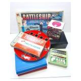 VINTAGE BOARD GAMES- BATTLE SHIP- PICTONARY-