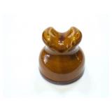MUSTARD YELLOW VINTAGE PORCELAIN INSULATOR