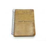 WAR DEPARTMENT TECHNICAL MANUAL- ARMY RECIPIES-