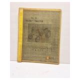 MASSEY HARRIS NO 16 PACER MANUAL