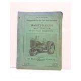 MASSEY HARRIS44-6 TRACTOR MANUAL