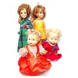 4- VINTAGE DOLLS