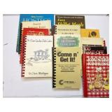 ASSORTED COOKBOOKS
