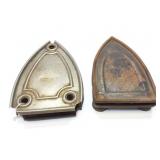 2- VINTAGE IRON TRIVETS