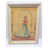 VINTAGE WATERCOLOR14X 18IN