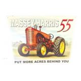 MASSEY HARRIS 55- TIN SIGN- APPROXIMATELY 16